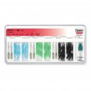 Uniclip Kit Ø 1 mm. Maillefer - 120 unidades en 3 tamaños + 7 fresas y accesorios.