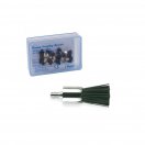 Cepillo plano negro Kerrhawe - Para roscar, 30 unidades
